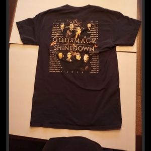 Godsmack and Shinedown t shirt